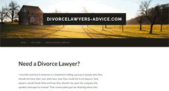 Desktop Screenshot of divorcelawyers-advice.com